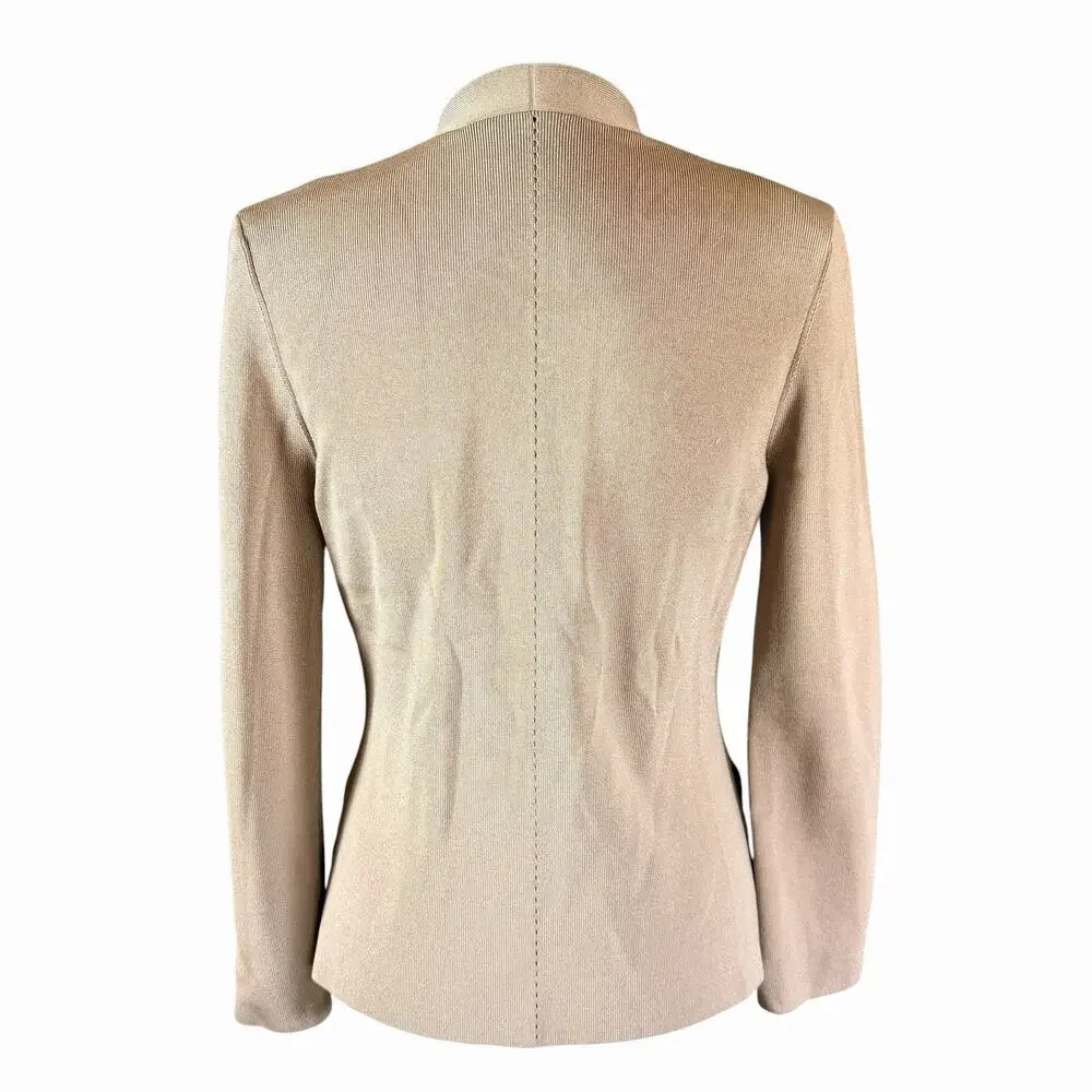 Mm Lafleur Womens Woolf Jardigan Taupe Pearl M Minimalist Capsule Career City